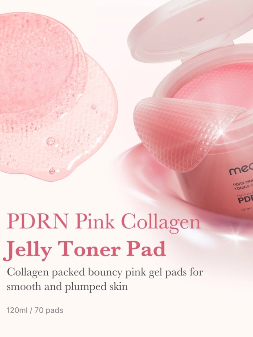 PDRN Pink Collagen Gel Toner Pad